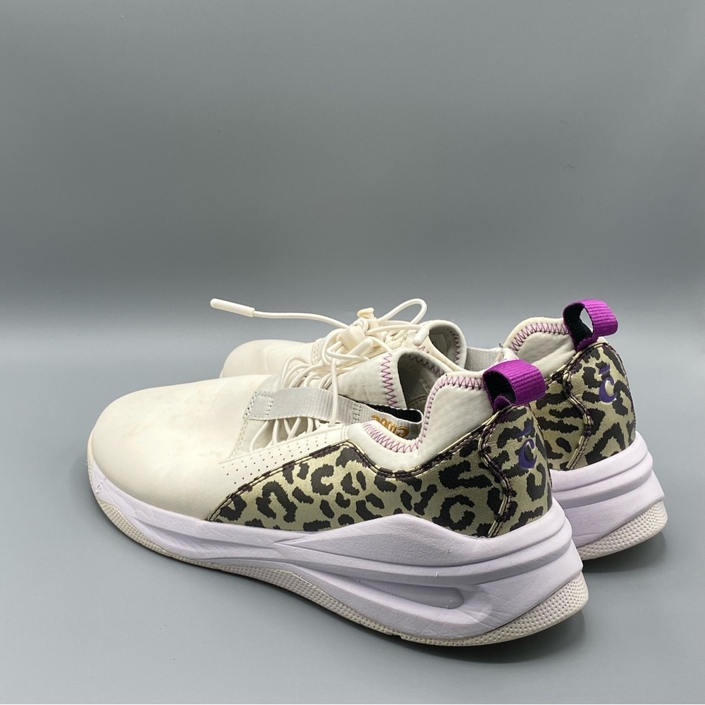 Clove Classic White/ Gold Leopard Comfort Shoes Women​ - Picture 2 of 4